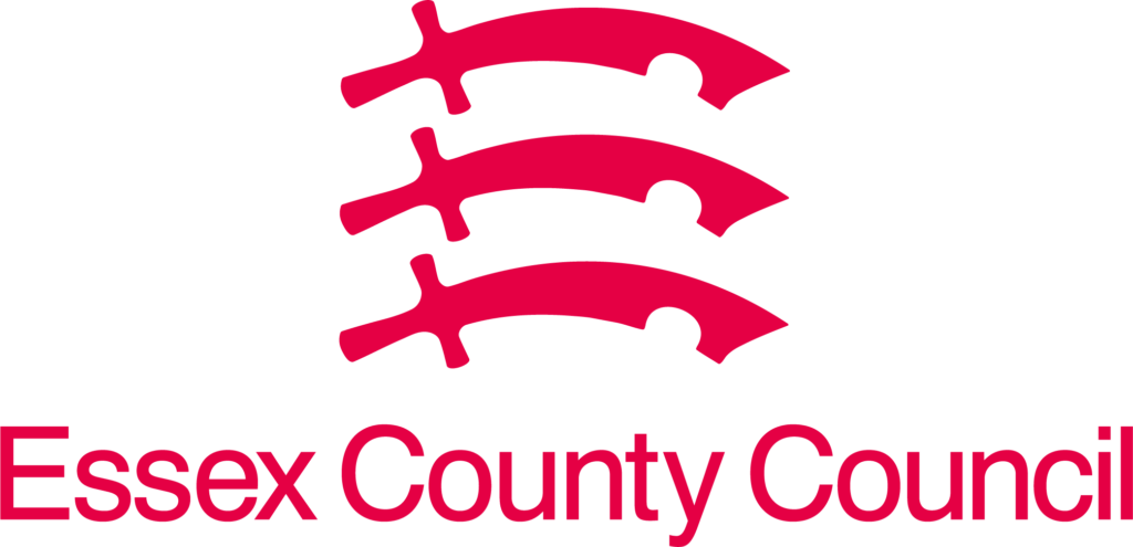 Essex County Council logo red Arts and Cultural fund