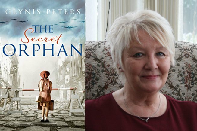 Photo of Glynis Peters and the cover of her new book