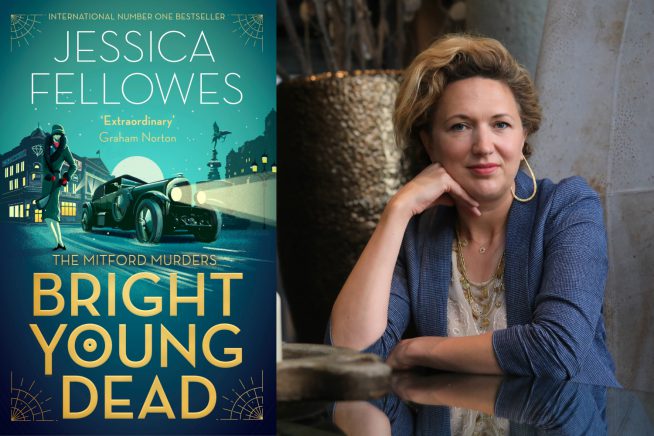 A photo of Jessica Fellowes and her book, Bright Young Dead