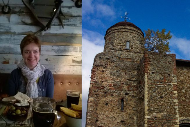 An image of Josie Watson and Colchester Castle