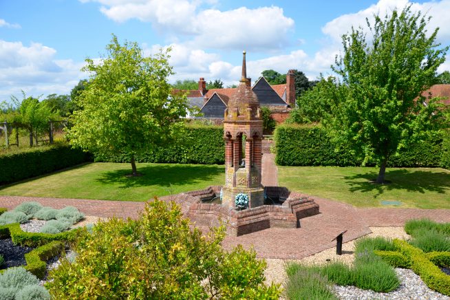 Fountain at Cressing Temple Barns