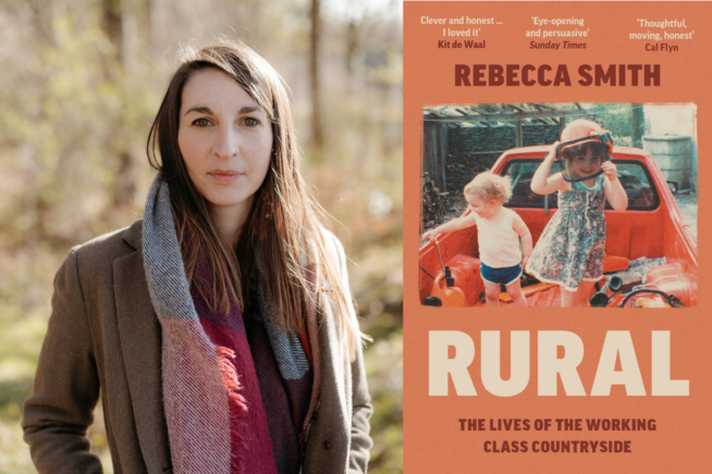 Photo of Rebecca Smith credit Lina Hayes. Image of Rural book cover