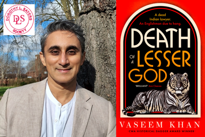 Photo of Vaseem Khan. Death of a Lesser God book cover